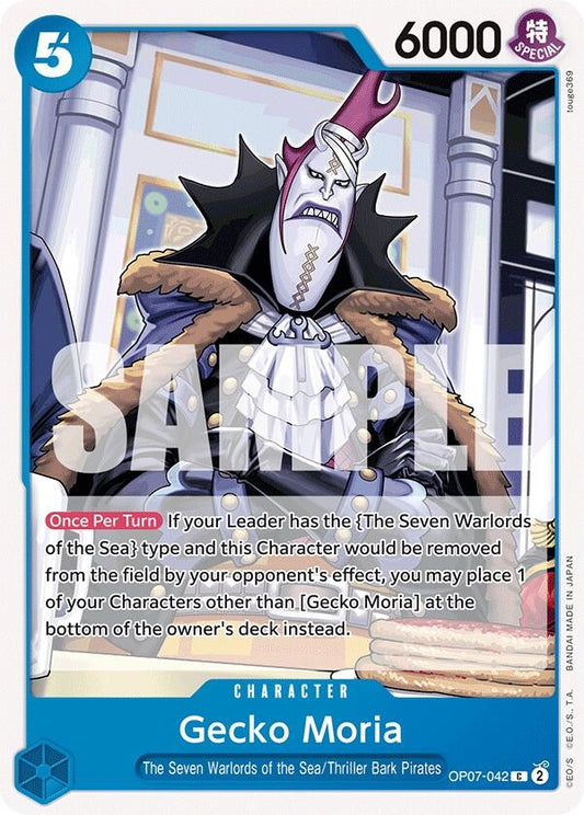 Image for Gecko Moria (042) [OP07-042] - One Piece Card Game