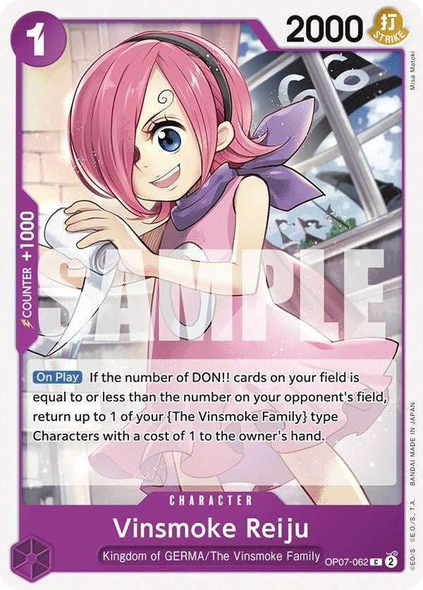 Image for Vinsmoke Reiju [OP07-062] - One Piece Card Game