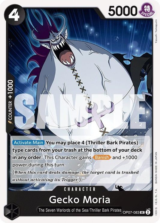 Image for Gecko Moria (083) [OP07-083] - One Piece Card Game