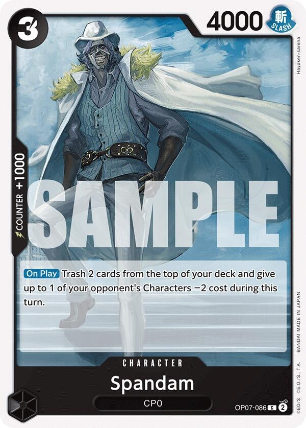 Image for Spandam [OP07-086] - One Piece Card Game