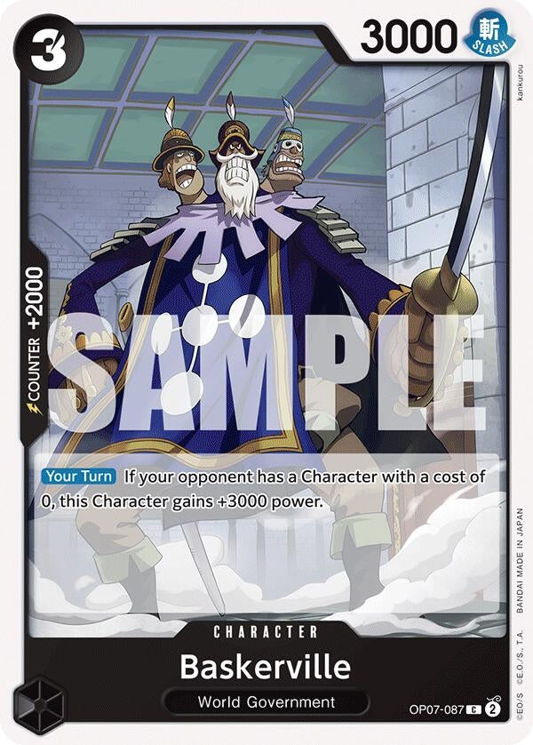 Image for Baskerville [OP07-087] - One Piece Card Game