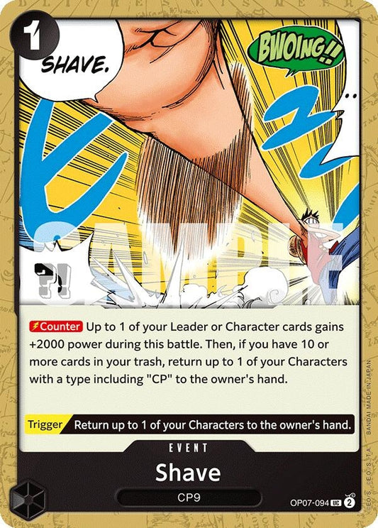 Image for Shave [OP07-094] - One Piece Card Game