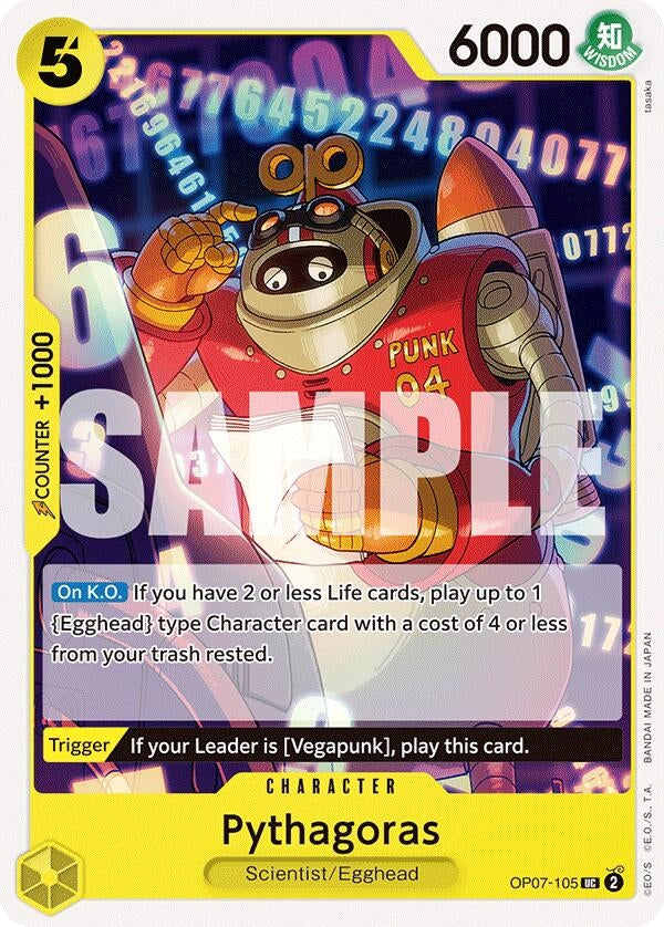 Image for Pythagoras [OP07-105] - One Piece Card Game
