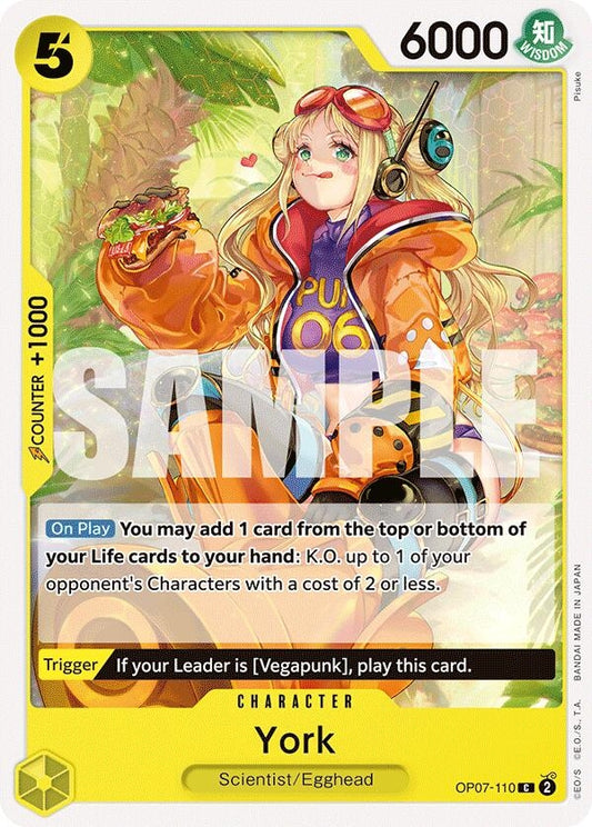 Image for York [OP07-110] - One Piece Card Game