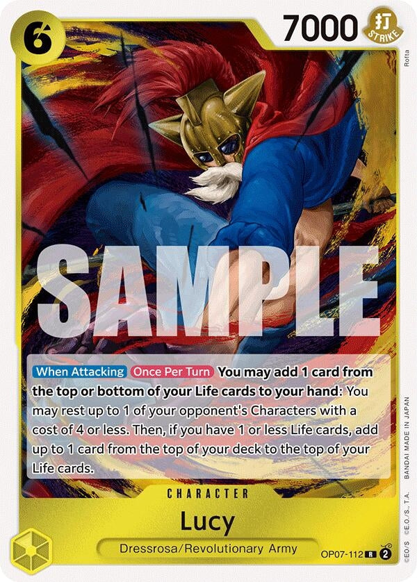 Image for Lucy [OP07-112] - One Piece Card Game