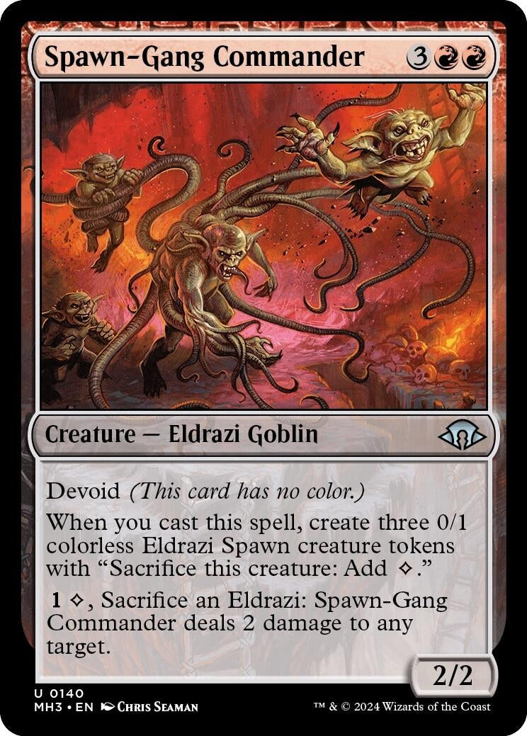 Image for Spawn-Gang Commander [140] - Magic: The Gathering