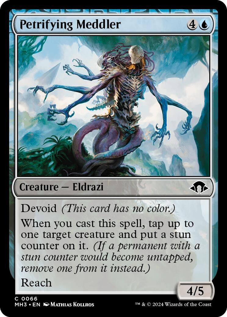Image for Petrifying Meddler [66] - Magic: The Gathering
