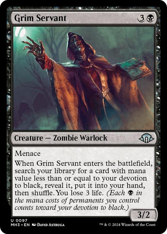Image for Grim Servant [97] - Magic: The Gathering