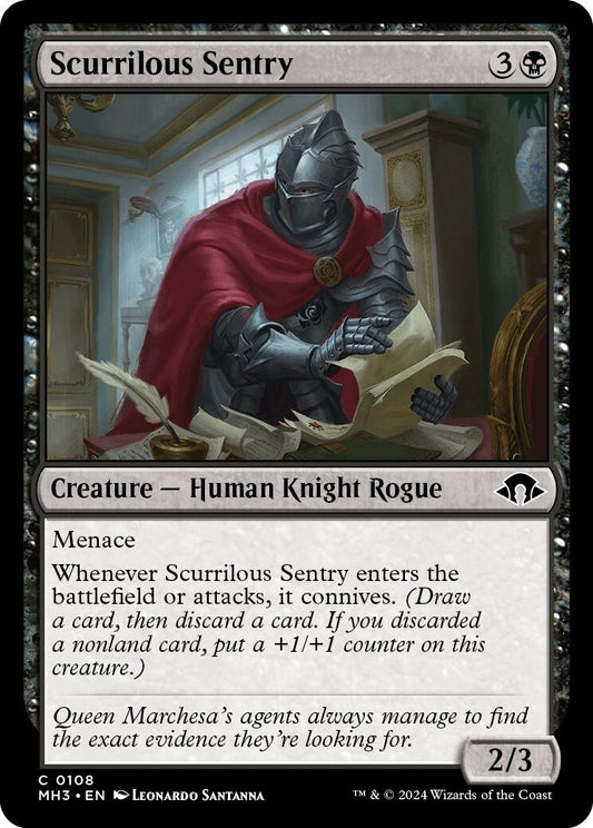 Image for Scurrilous Sentry [108] - Magic: The Gathering