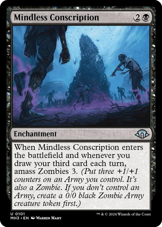 Image for Mindless Conscription [101] - Magic: The Gathering