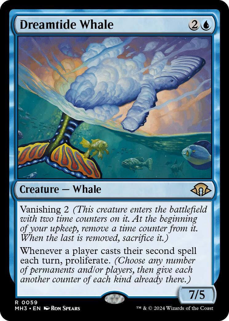 Image for Dreamtide Whale [59] - Magic: The Gathering