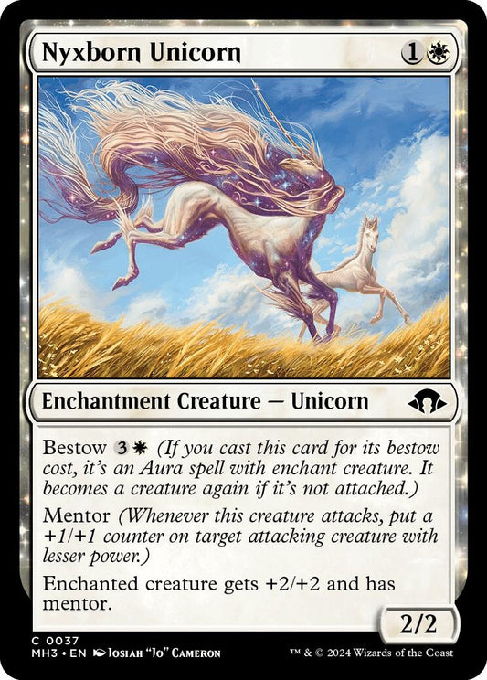 Image for Nyxborn Unicorn [37] - Magic: The Gathering