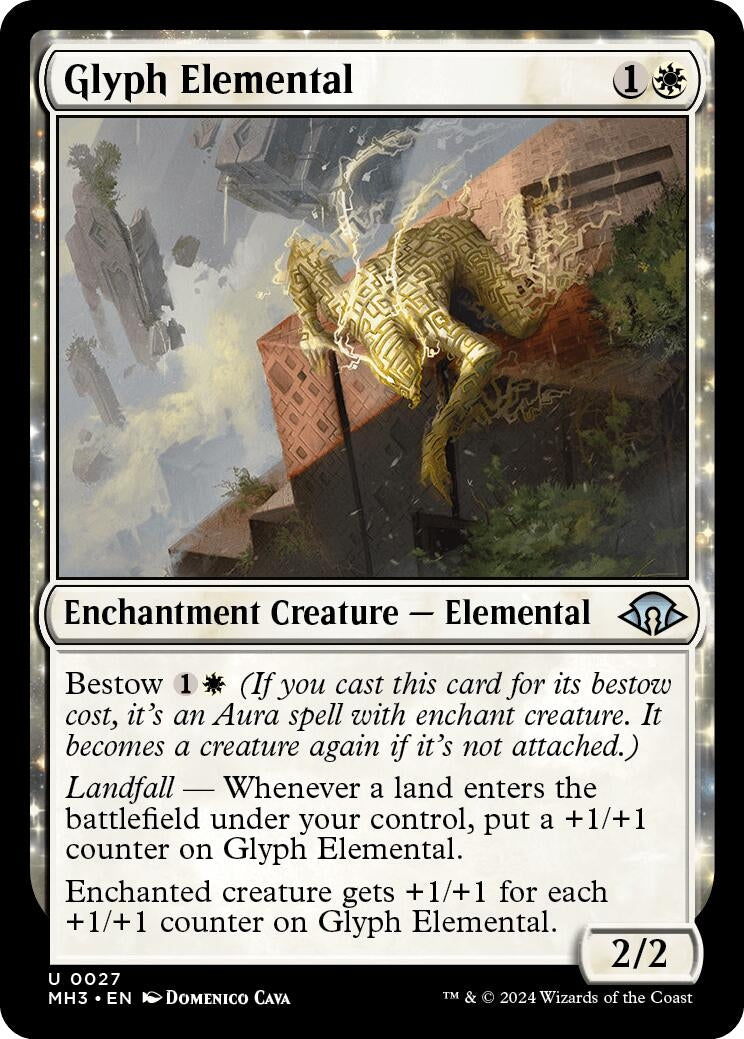 Image for Glyph Elemental [27] - Magic: The Gathering