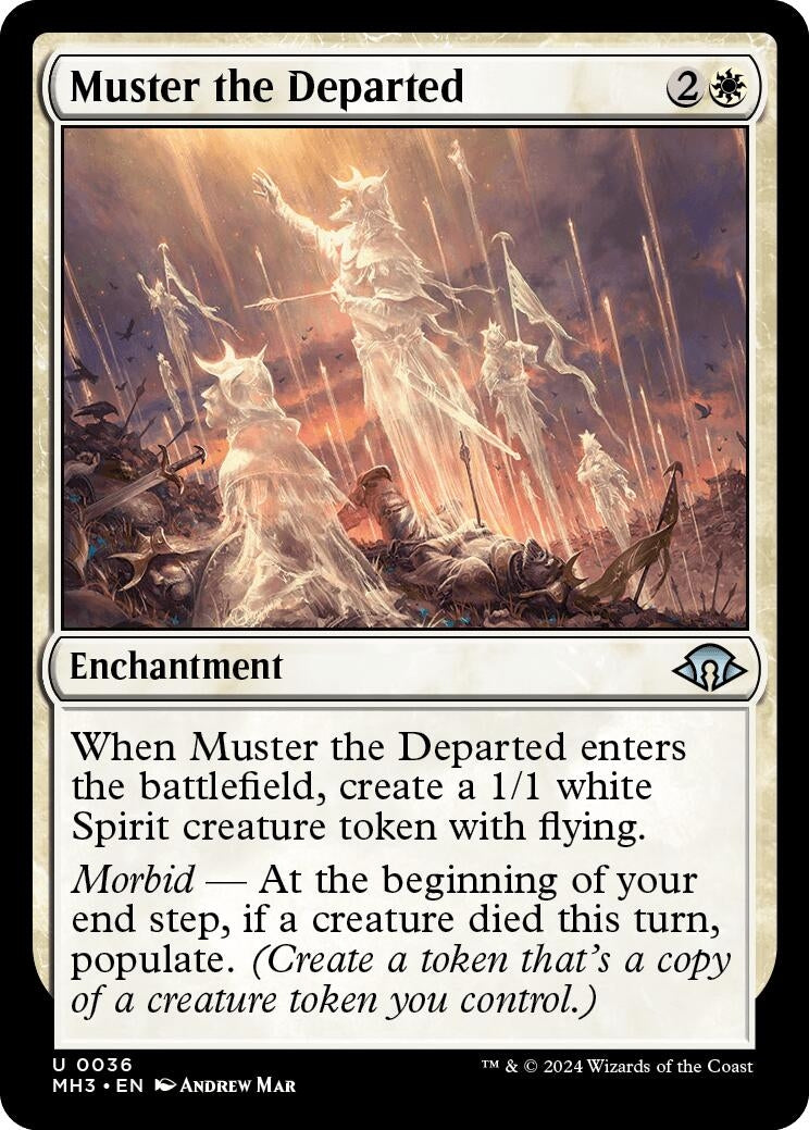 Image for Muster the Departed [36] - Magic: The Gathering