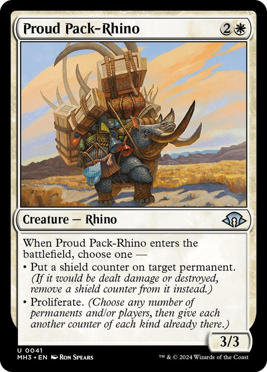 Image for Proud Pack-Rhino [41] - Magic: The Gathering