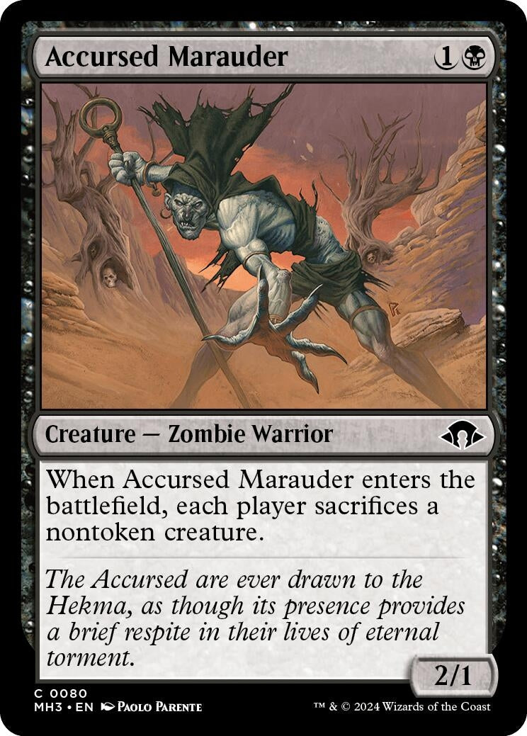Image for Accursed Marauder [80] - Magic: The Gathering