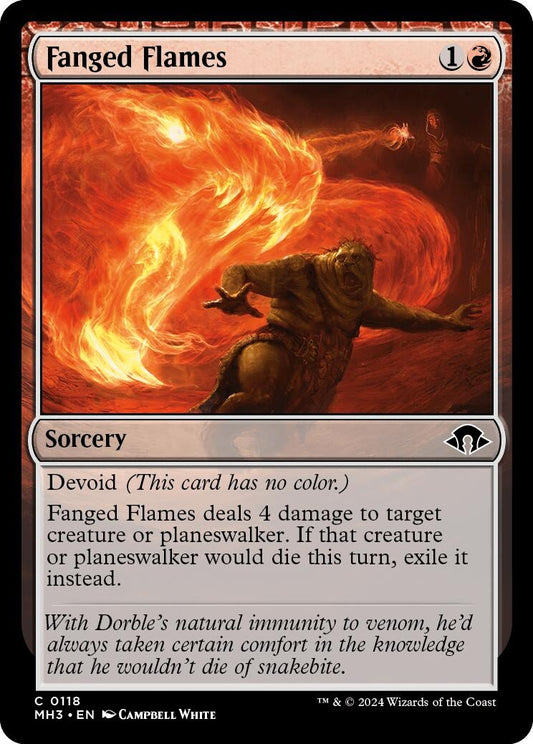 Image for Fanged Flames [118] - Magic: The Gathering