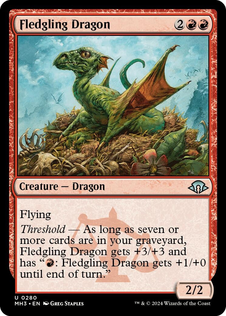 Image for Fledgling Dragon [280] - Magic: The Gathering