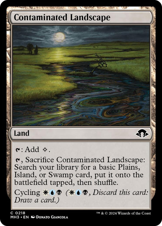 Image for Contaminated Landscape [218] - Magic: The Gathering