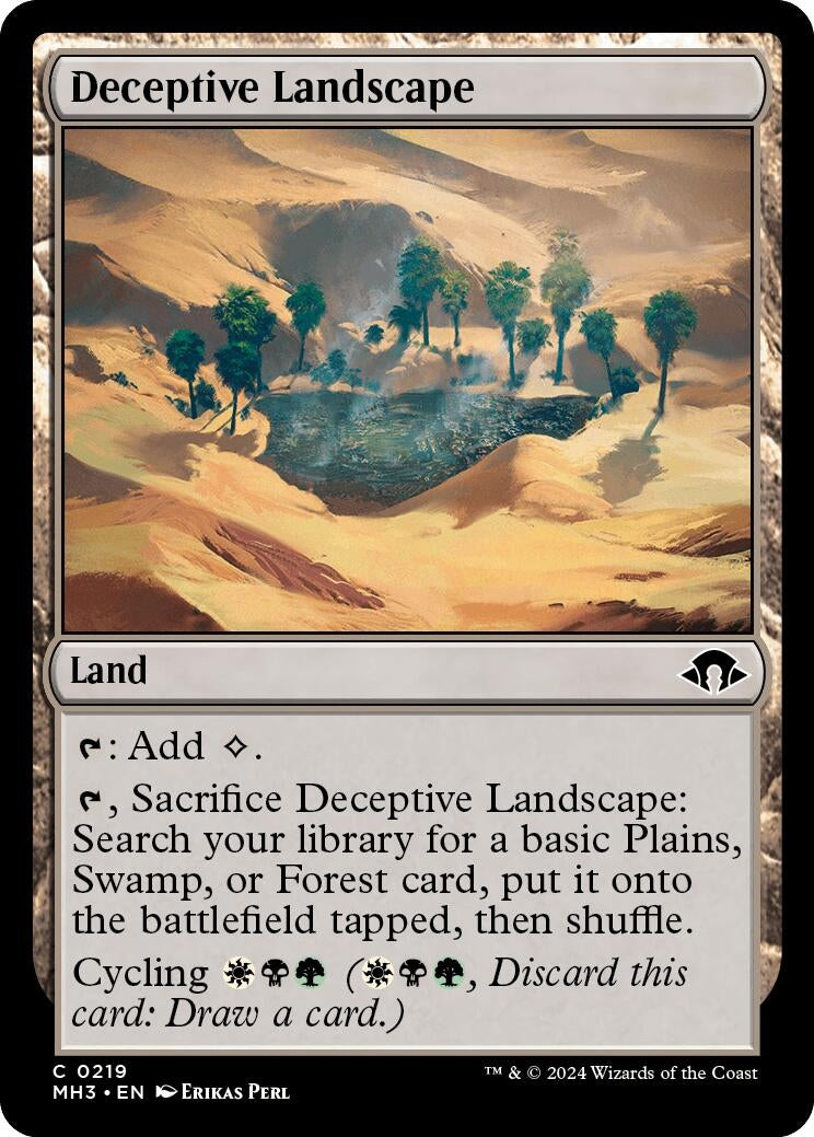 Image for Deceptive Landscape [219] - Magic: The Gathering