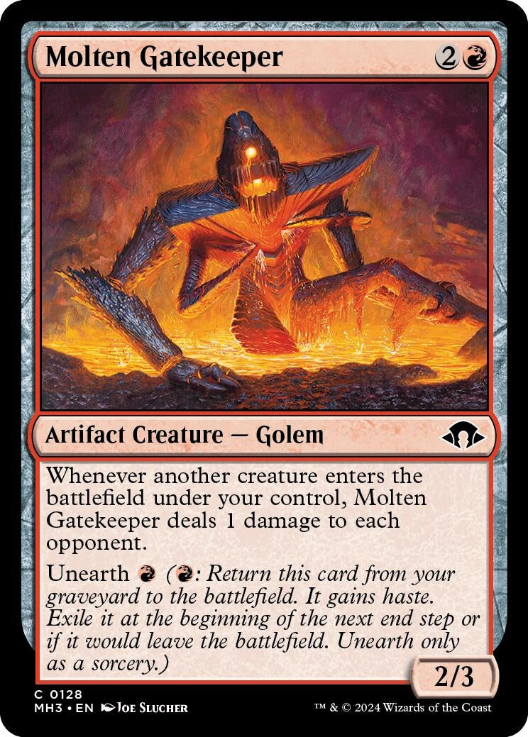 Image for Molten Gatekeeper [128] - Magic: The Gathering