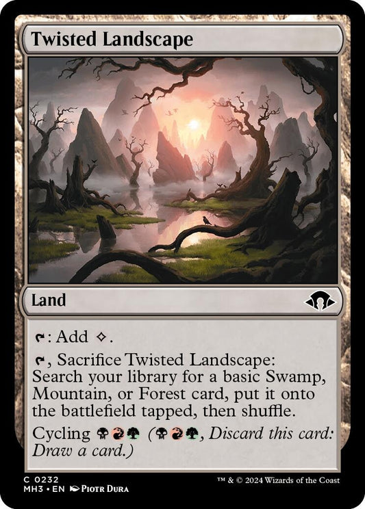 Image for Twisted Landscape [232] - Magic: The Gathering