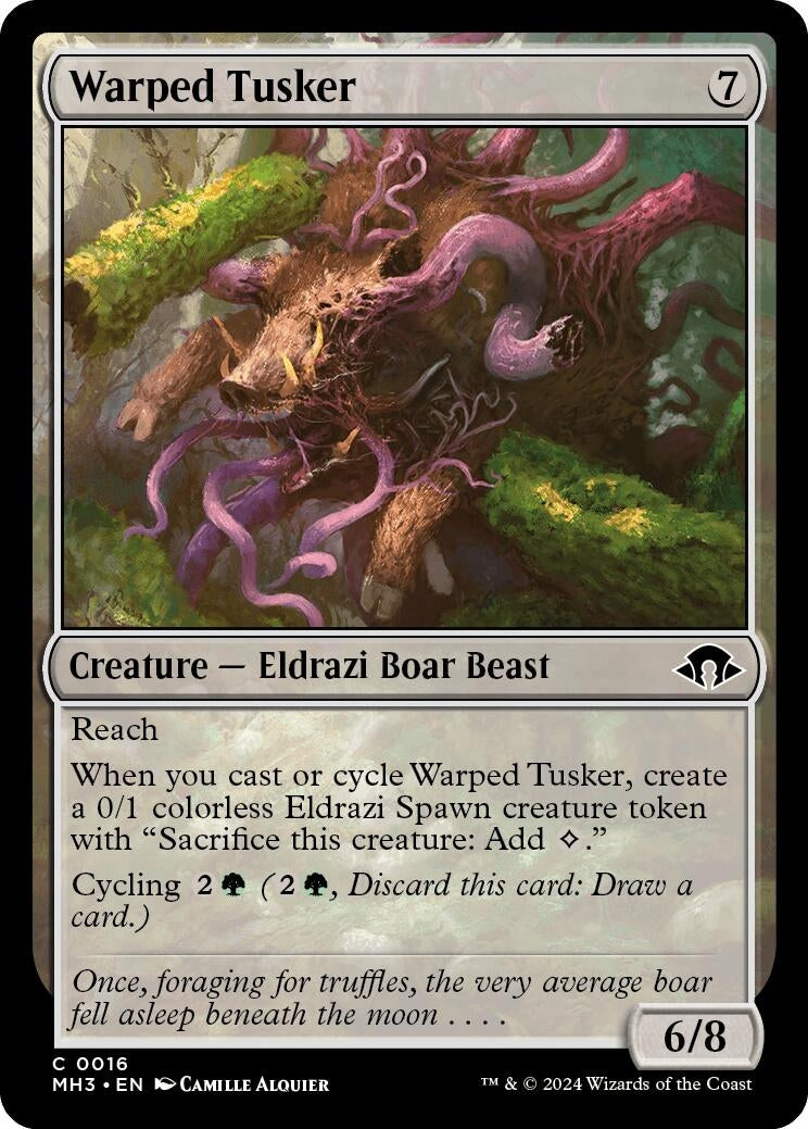 Image for Warped Tusker [16] - Magic: The Gathering