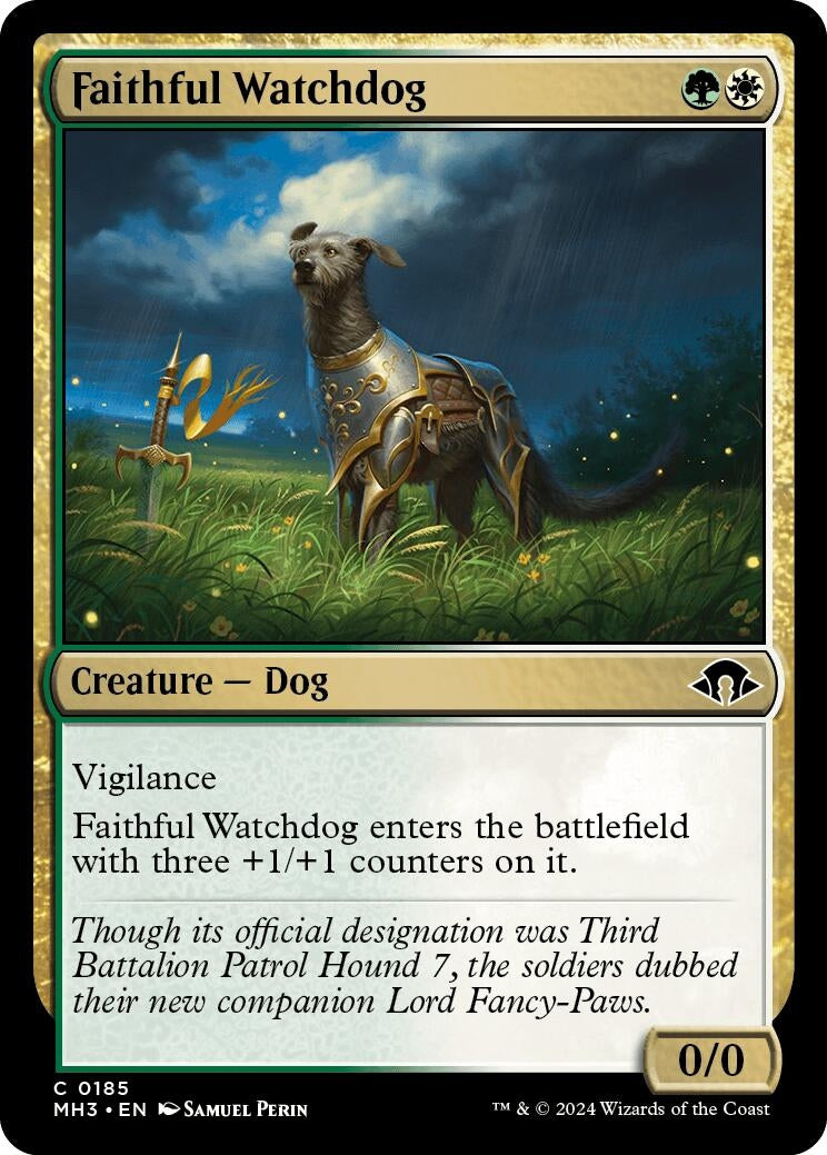 Image for Faithful Watchdog [185] - Magic: The Gathering
