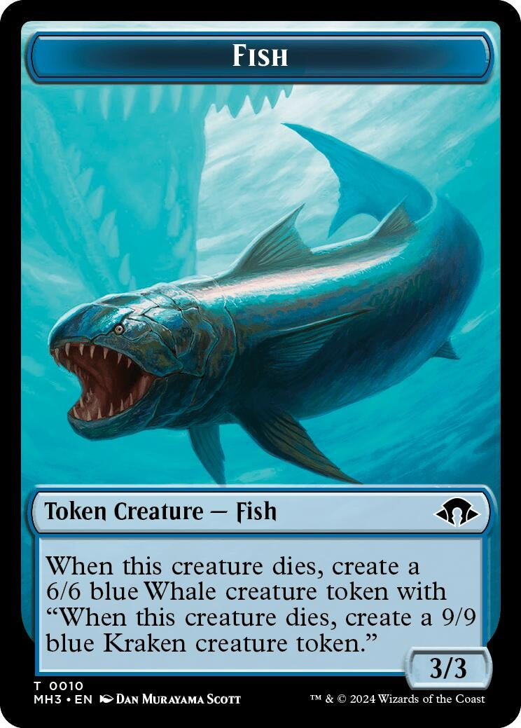 Image for Fish Token [10] - Magic: The Gathering