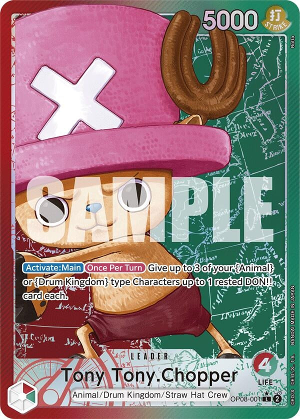Image for Tony Tony.Chopper (001) (Parallel) [OP08-001] - One Piece Card Game