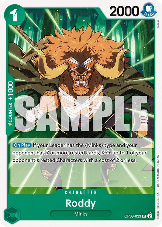 Image for Roddy [OP08-033] - One Piece Card Game