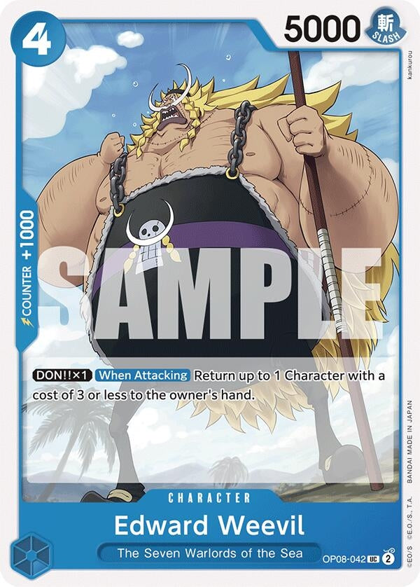 Image for Edward Weevil [OP08-042] - One Piece Card Game