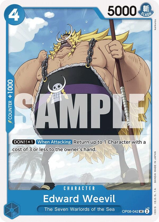 Image for Edward Weevil [OP08-042] - One Piece Card Game