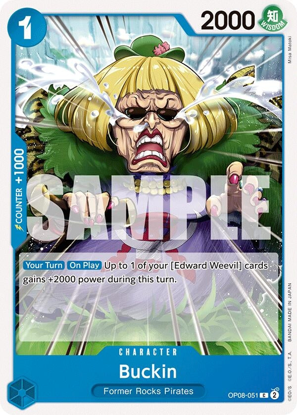 Image for Buckin [OP08-051] - One Piece Card Game