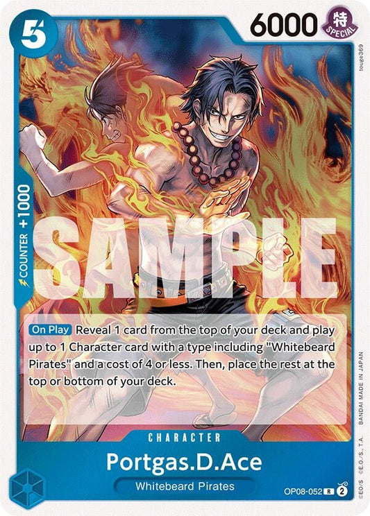 Image for Portgas.D.Ace [OP08-052] - One Piece Card Game