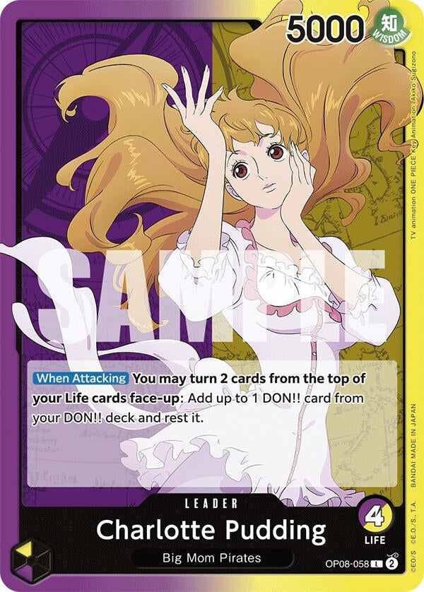 Image for Charlotte Pudding (058) [OP08-058] - One Piece Card Game