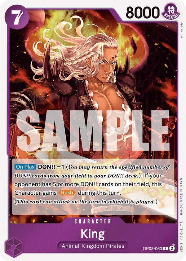 Image for King (060) [OP08-060] - One Piece Card Game