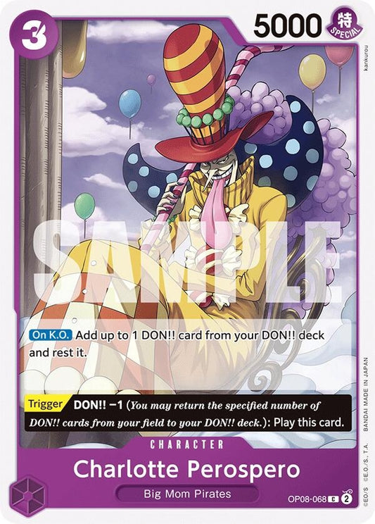 Image for Charlotte Perospero [OP08-068] - One Piece Card Game