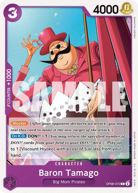 Image for Baron Tamago [OP08-070] - One Piece Card Game