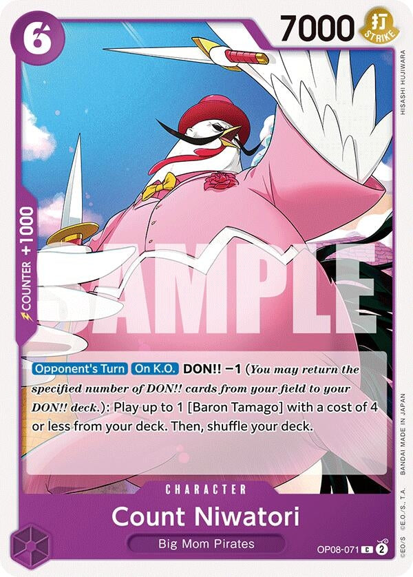 Image for Count Niwatori [OP08-071] - One Piece Card Game