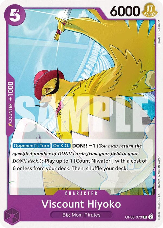 Image for Viscount Hiyoko [OP08-073] - One Piece Card Game