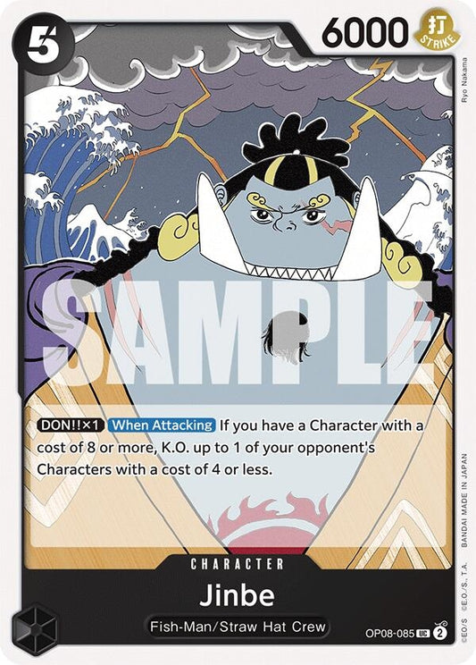 Image for Jinbe [OP08-085] - One Piece Card Game