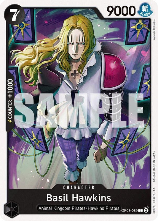 Image for Basil Hawkins [OP08-089] - One Piece Card Game