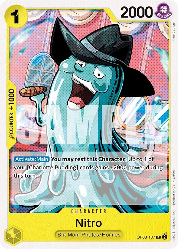 Image for Nitro [OP08-107] - One Piece Card Game