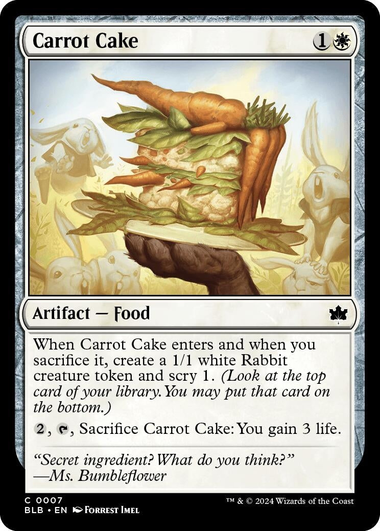Image for Carrot Cake [7] - Magic: The Gathering