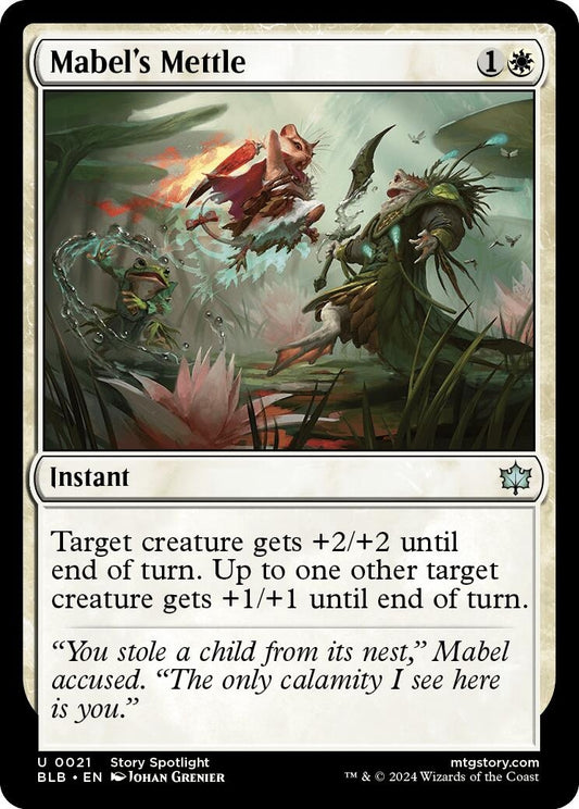 Image for Mabel's Mettle [21] - Magic: The Gathering