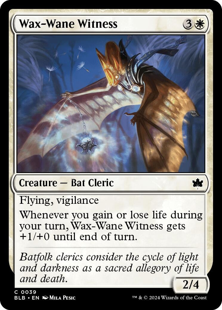 Image for Wax-Wane Witness [39] - Magic: The Gathering