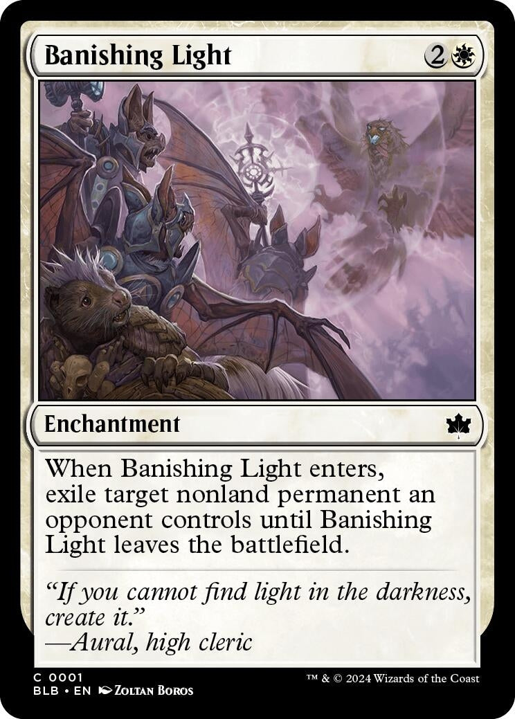 Image for Banishing Light [1] - Magic: The Gathering