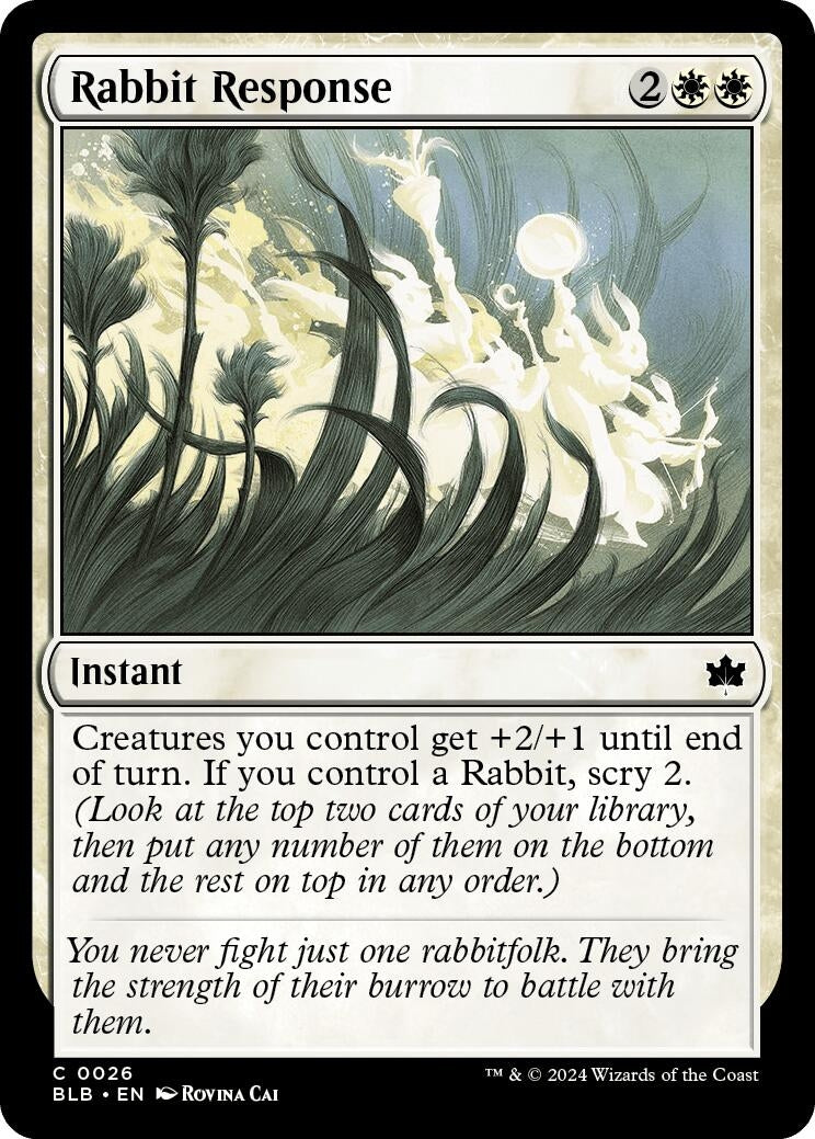 Image for Rabbit Response [26] - Magic: The Gathering