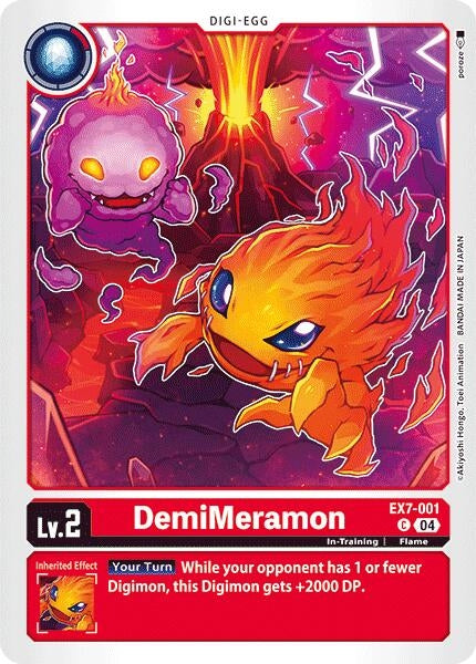 Image for DemiMeramon [EX7-001 C] - Digimon Card Game